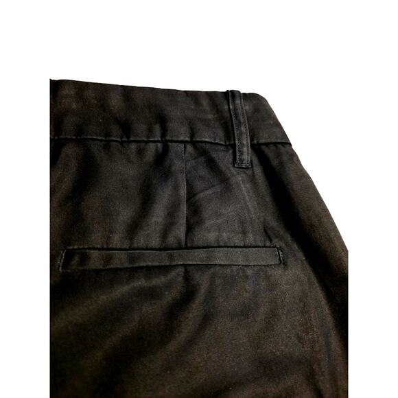 Vince Navy Tailored Ankle Pants Women’s 100% Cotton Slim Fit Trousers - Picture 4 of 4